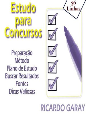 cover image of Estudo para Concursos